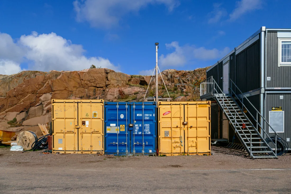 Representative jobsite storage context